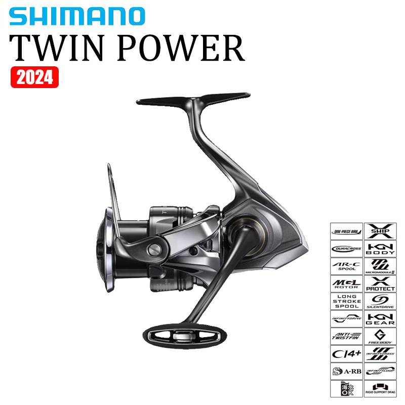 Shimano Reel Sustain - SHIMANO 2024 TWINPOWER Reel Spinning Air