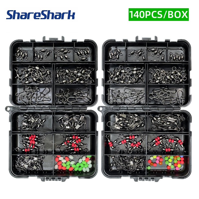 Fishing Lure Kit - Set Aksesoris Pancing ShareShark 140Pcs, Manik-Manik