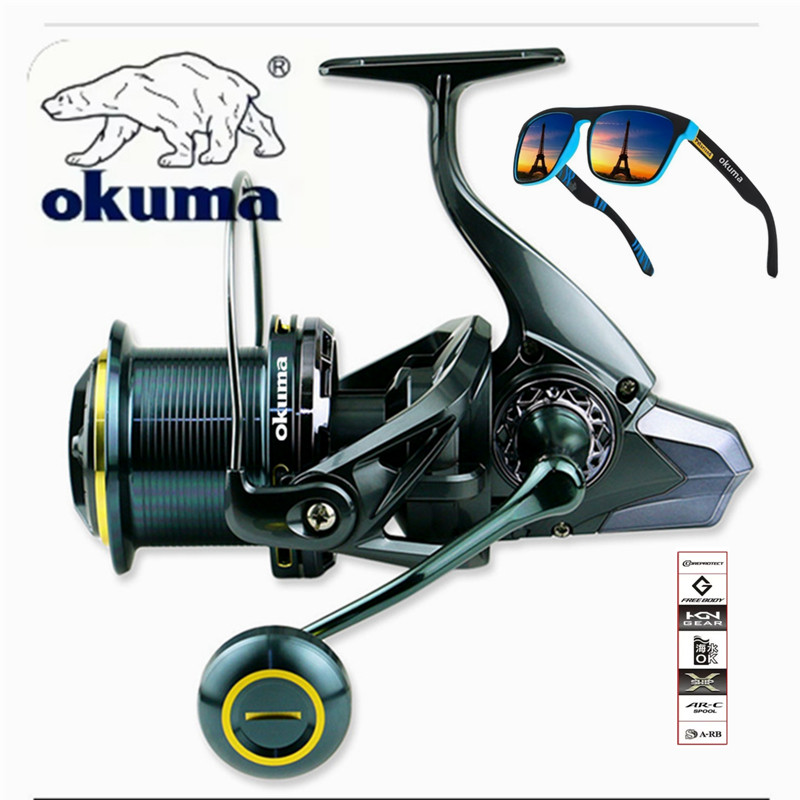 Abu Garcia Reel Max - Reel Pancing OKUMA 9000-14000 Metal Long-Distance