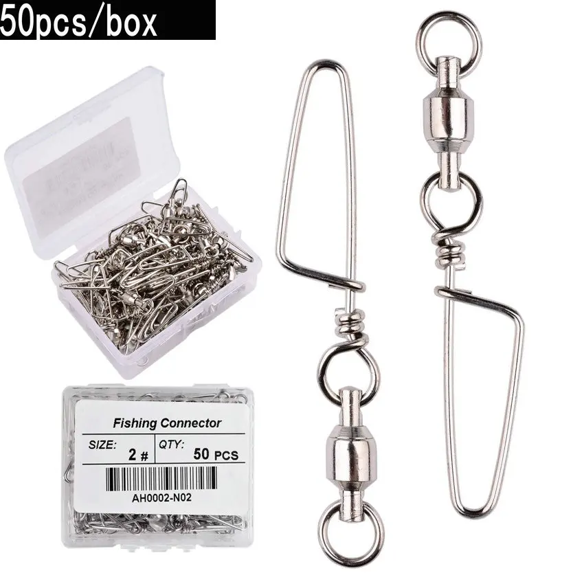 Fishing Lure Box - 50 Buah Bantalan Bola Pancing Putar