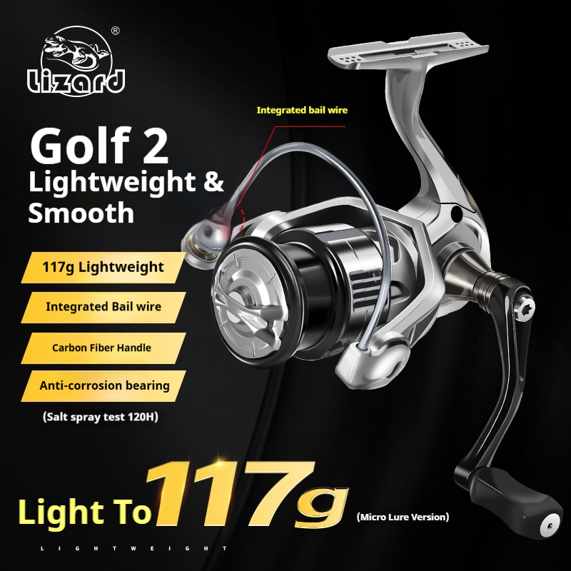 Kastking Reel Zephyr - Reel Pancing Lizard Golf 2 Metal