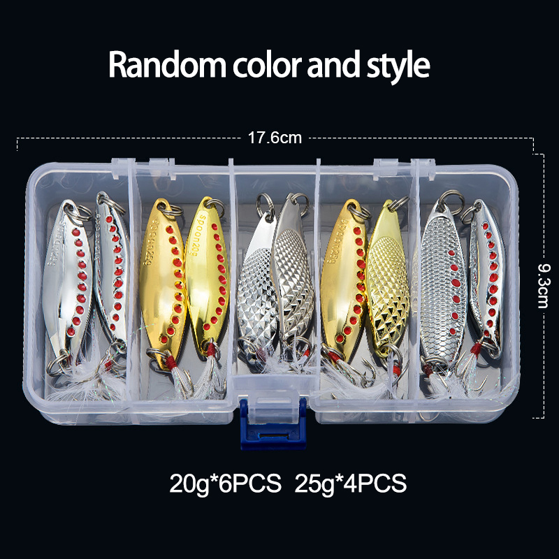 Umpan pancing Spinner sendok l - Fishing Lure Spoon ulasan dan harga