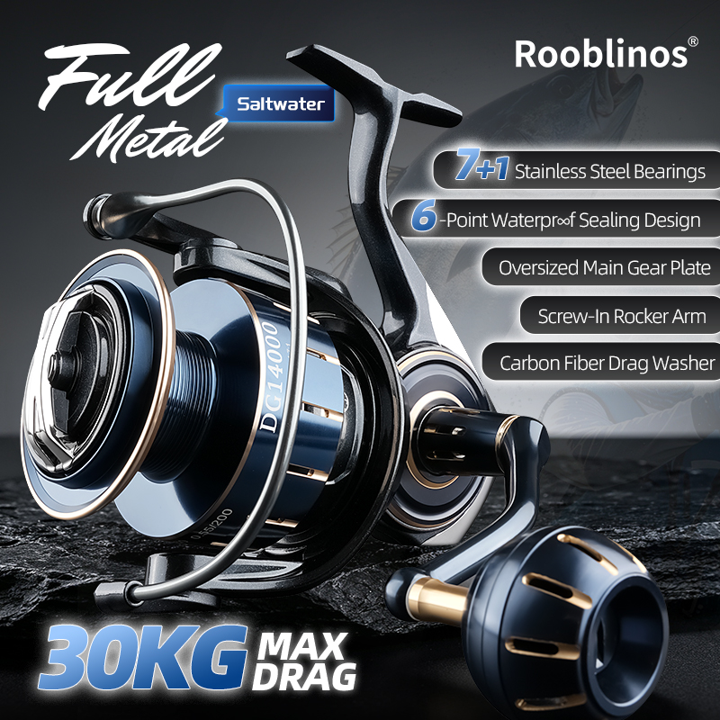 Rooblinos DG Spinning Reel, Re - Abu Garcia Reel Max ulasan dan harga