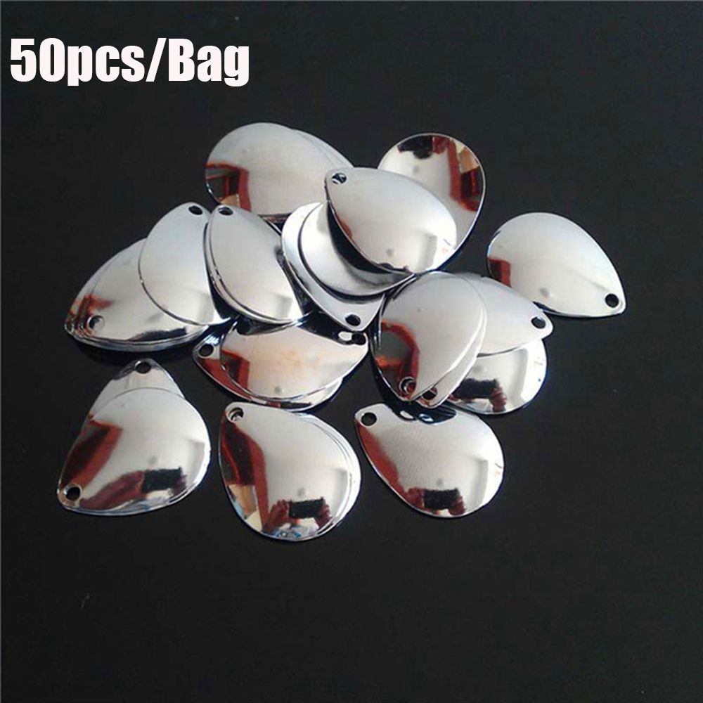 50pcs Umpan Pancing VIB Berben - Fishing Lure Spoon ulasan dan harga