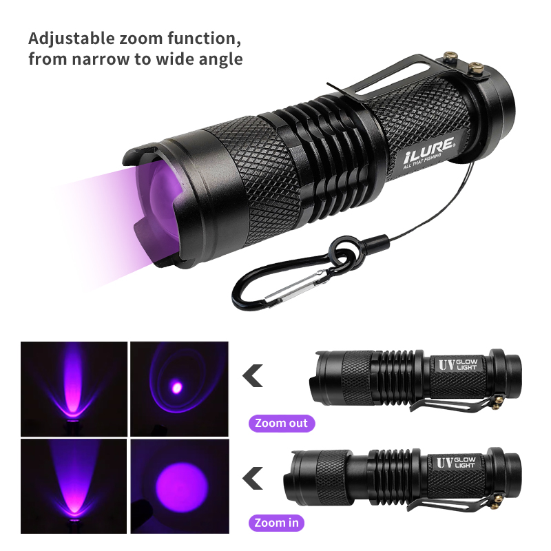 Senter UV Mini 395nm Umpan Pan - Fishing Lure Kit ulasan dan harga