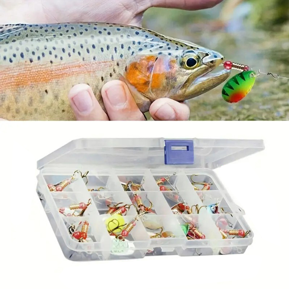 30pcs Umpan Pancing Spoon Spin - Fishing Lure Spoon ulasan dan harga