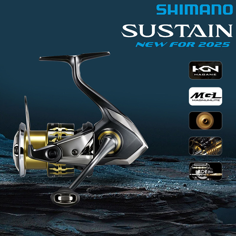 Reel Spinning SHIMANO 2025 SUS - Shimano Reel Sustain ulasan dan harga