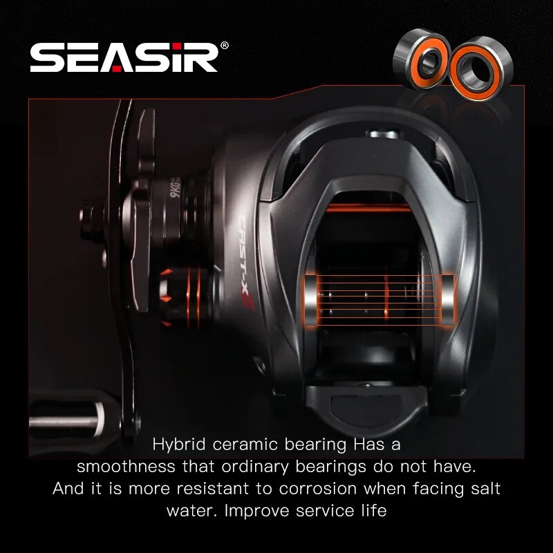 SEASIR Cast X2 gulungan umpan  - Kastking Reel Zephyr ulasan dan harga